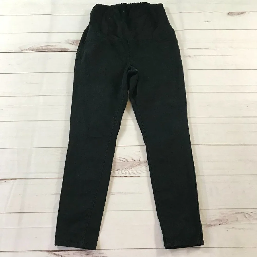 Isabel Maternity Over Belly Panel Black Jeans Size 10